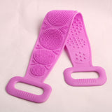 Soft Silicone Body Brush.  Exfoliates and massage.