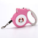 LED Retractable/Detachable Pet Leash with LED Flashlight.