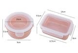 Plastic Lunch Bento OR Storage Food Box With Seal Proof Lid.