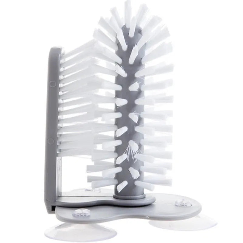 Detachable Suction Rotating Bottle Brush Cleaner