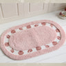 Oval Shape Bathroom Carpet