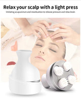 Wireless Waterproof Scalp Massage With Vibrating Deep Tissue Kneading.