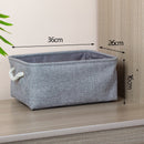 Cotton Linen Folding Storage Baskets.  Great For Organizing Kids Toys Or Laundry.