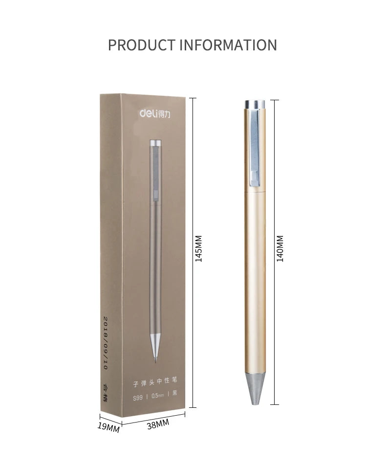 Xiaomi Ballpoint 0.5MM Deli Metal Rollerball Gel Pen