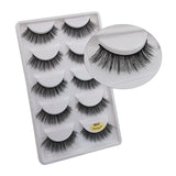 5 Pairs Multipack 3D Mink False Eyelashes.