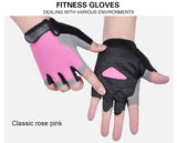 Anti-slip, Anti-sweat, Breathable Half Finger Sports Gloves for Men and Women.