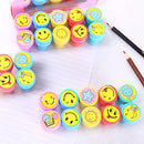 Children's 10pcs Assorted Self-ink Stamps For Scrapbooking Or Crafts.