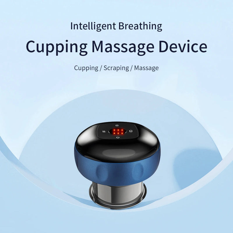 Intelligent Electric Heating  Vacuum Cupping Massage Suction Cups For Physical Fatigue Relieve