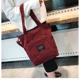 Women Corduroy Shoulder/Crossbody Bag.