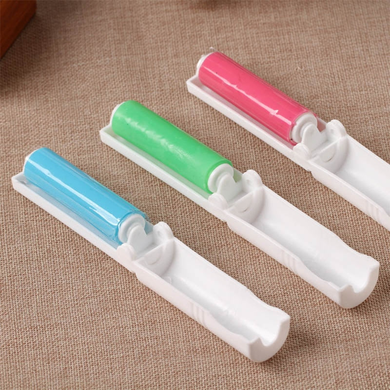1Pcs Mini Foldable/Washable Sticky Lint Roller.