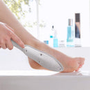 Stainless steel pedicure file.  Removes callus and exfoliates your feet.