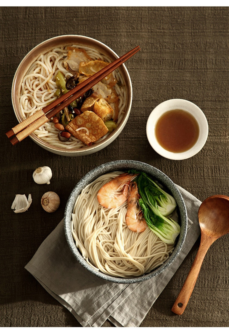 ceramic ramen noodle bowl