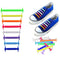 16Pcs/Set Silicone Elastic Shoelaces.