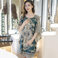 Plus Size Silk Rayon Nightgown/ Bathrobe.