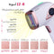 Laser hair removal with ice cooling handset.