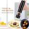 Electric Salt/Pepper Grinder With Adjustable Coarseness.