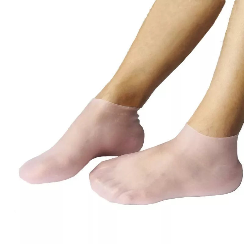 2Pcs Silicone Foot Care Moisturizing Gel Sock