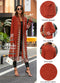 CGYY Long Sleeve Knitted Plaid Open Front Sweaters with Fringe Tassel.