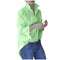 Women's Long Sleeve Solid Color Blouse.