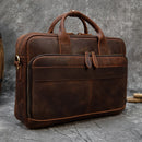 Genuine Leather Laptop Briefcase.