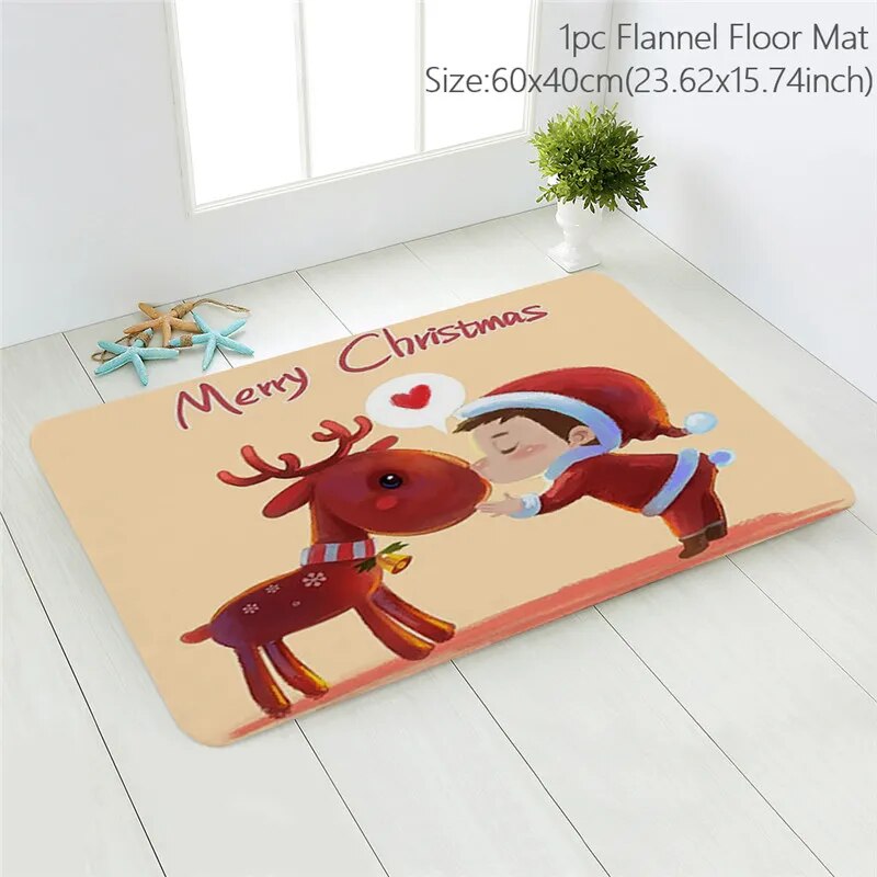 Christmas Decorative Doormat/Pillowcases.