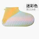 Reusable non slip, silicone outdoor shoe cover. waterproof.  Great for cycling in rainy weather.
