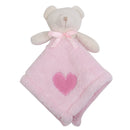 furry soft Baby stuffed animal soothing blanket.