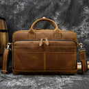 Genuine Leather Laptop Briefcase.