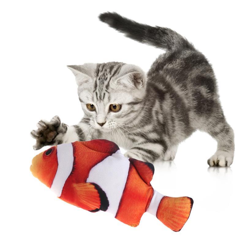 3D Fish Plush Cat Toy.