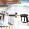 1L Adjustable Car Washer Gun And Soap Container.  1/4" Quick Release with 5 Nozzles.