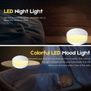 White Noise Machine With USB Rechargeable, Night Light And Timer For Automatic Shutdown.