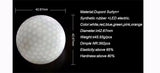 CRESTGOLF 3pcs/LED golf Balls for Night Training with 6 colors.