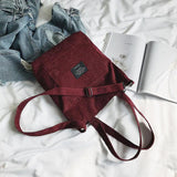 Women Corduroy Shoulder/Crossbody Bag.