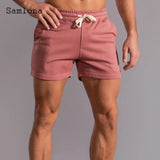 Men's Leisure Shorts With Lace Up And Pockets