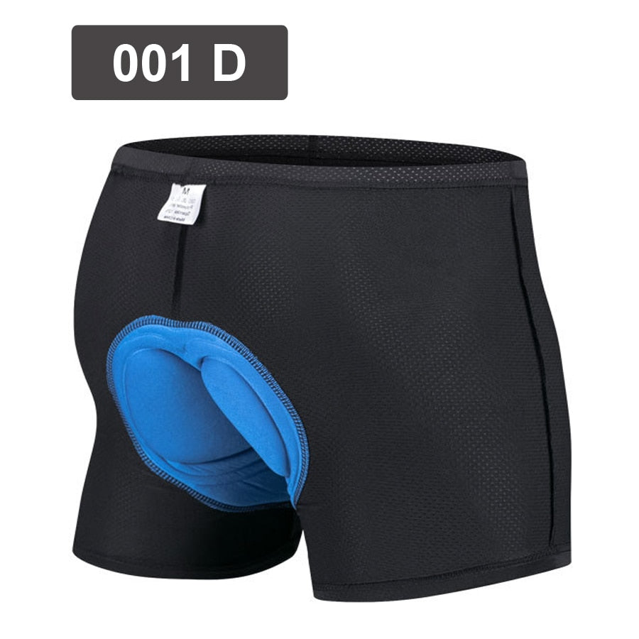 Men's NEWBOLER Breathable 5D Gel Pad Shockproof Cycling Shorts.