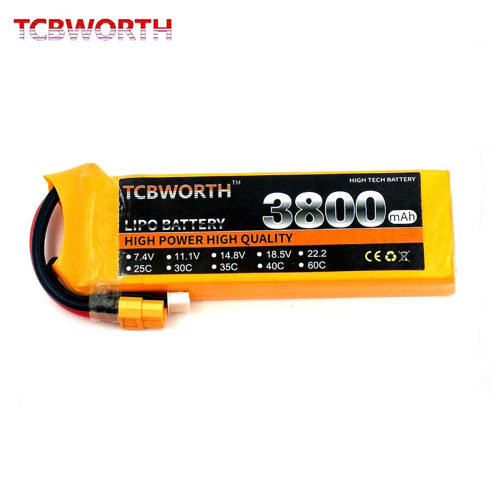 3S RC LiPo Battery 3S 11.1V 1300 1500 1800 2200 2600 3000 3500 4200 6000mAh 25C 35C 60C For RC Airplane Drone Boat 11.1V LiPo 3S