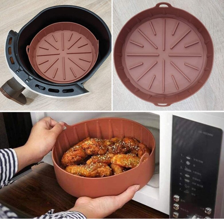 Silicone Reusable Air Fryer basket.