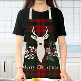 Christmas Linen Aprons
