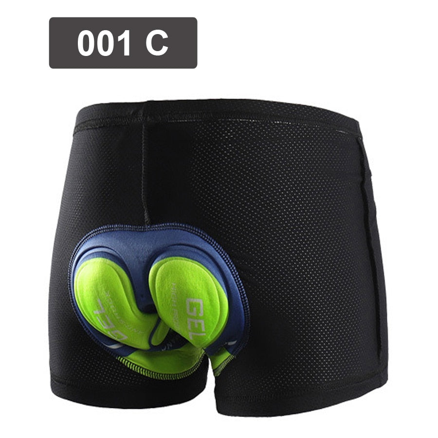 Men's NEWBOLER Breathable 5D Gel Pad Shockproof Cycling Shorts.