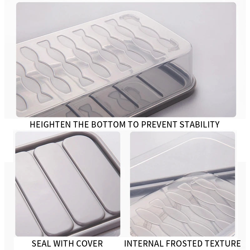 Transparent Stackable  Food Saver Box With Lid