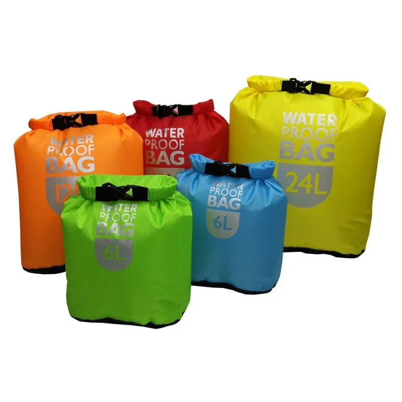 Outdoor 6L,12L, Or 24L Waterproof Dry Bag.