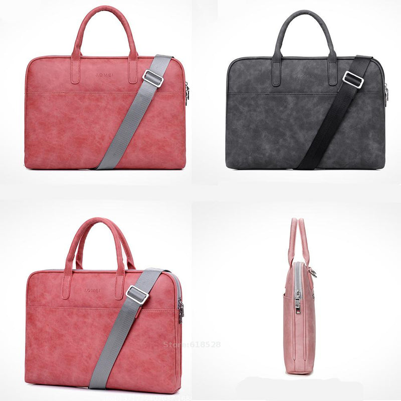 Waterproof Scratch-resistant Laptop Briefcase. 13, 14, 15 inch Notebook Shoulder Bag.