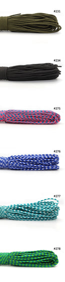 IQiuhike 100 Colors Paracord 2mm 100FT,50FT,25FT .Great for making jewelry