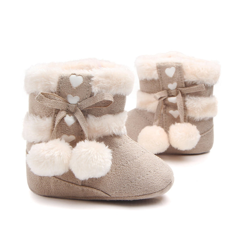 Winter Warm, Plush inside Ant-slip Boots For Newborn/ Toddler .