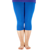 Women's High Stretch Capri Style Casual Bamboo Fiber Leggings.  Come in Plus Sizes.