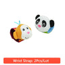 0-12 Months Baby Animal Socks+ Rattle OR  Wrist Strap +Rattles.