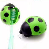 Ladybug Wall Mounted Toothbrush Holder With Suction Cup .