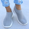 Women's Lightweight Casual Flat Slip on Sneakers.