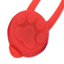 Silicone Rubber LED/ Glowing Pet Collar pendant.