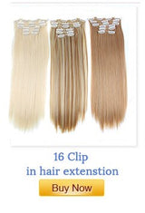 Leeons colorful synthetic heat resistant hair extensions With Clips.